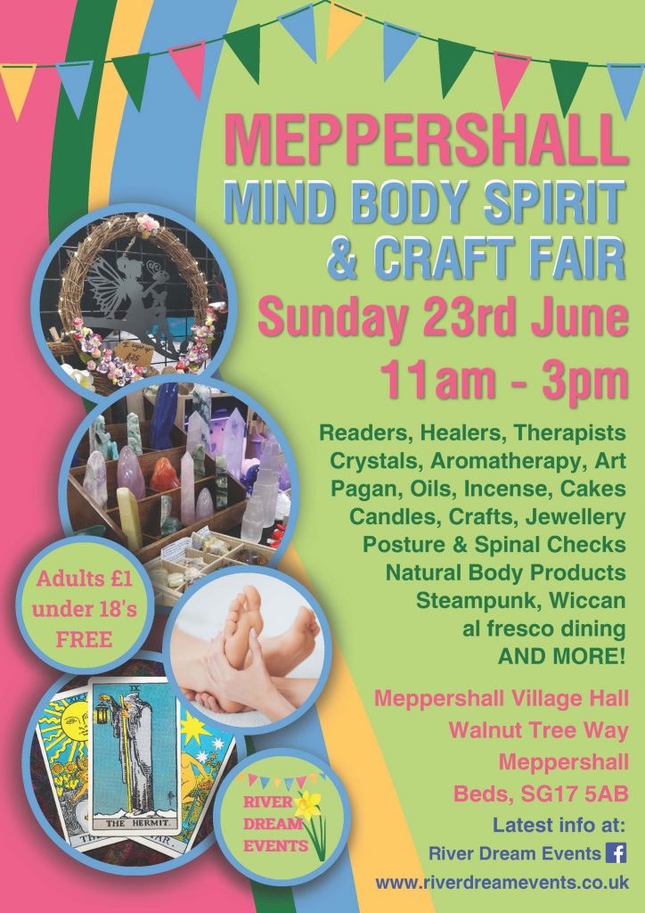 Meppershall Mind Body Spirit & Craft Fair, 23rd June 2024