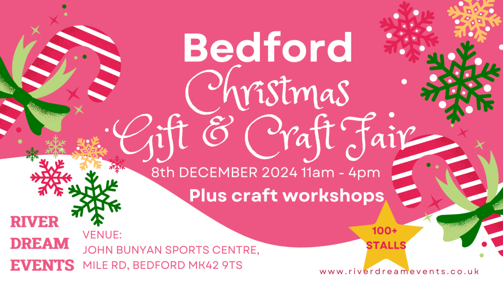 Bedford Christmas Gift & Craft Fair, 8th December 2024